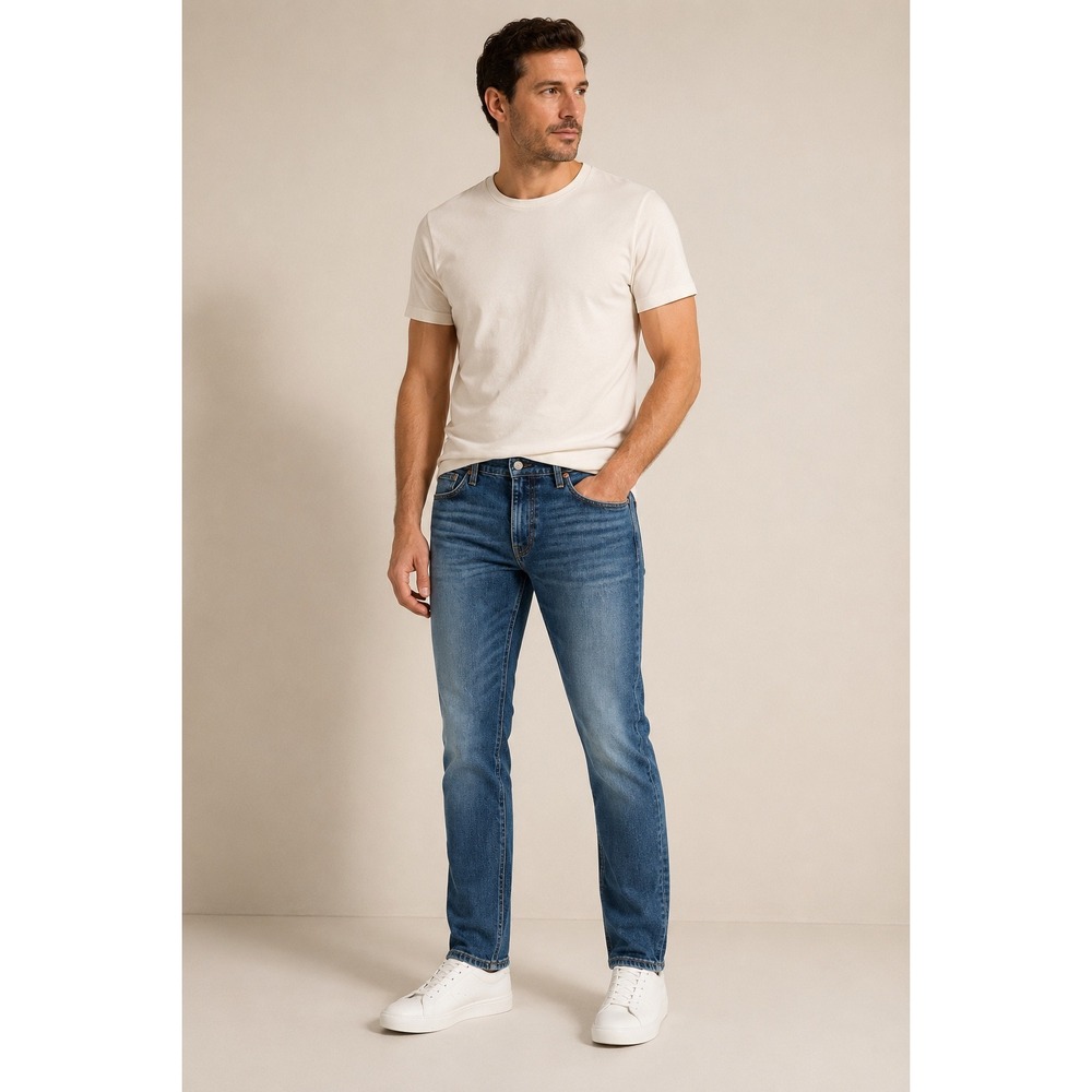 Levi's Premium 512 Slim Taper Jeans Men's 33x30 Medium Wash Stretch 28833